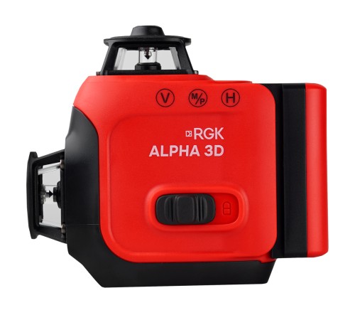 Лазерный уровень RGK ALPHA 3D с зелёным лучом