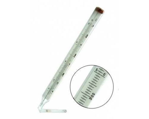 Термометр технический угловой ТТ-К У №4, ВЧ 240 мм, НЧ 141 мм, ЦД 1