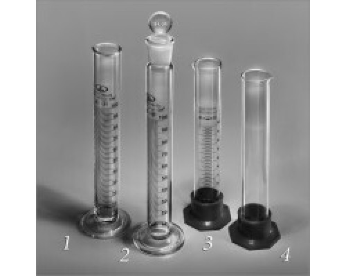 Цилиндр мерный 1-100-2 на стеклянном основании