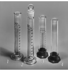 Цилиндр мерный 1-10-2 на стеклянном основании