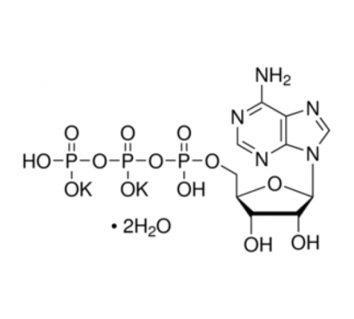Дигидрат дикалиевой соли аденозин-5'-трифосфата из бактерий, 92% (ВЭЖХ) Sigma A8937