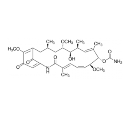 Гельданамицин из Streptomyces hygroscopicus 98% (ВЭЖХ), порошок Sigma G3381