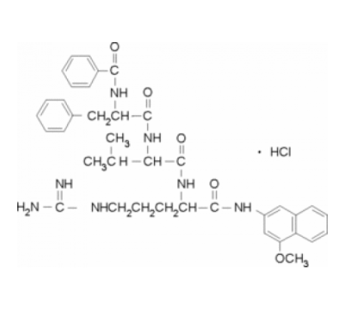 N-бензоил-Phe-Val-Arg 4-метоксββ нафтиламид гидрохлорид Sigma B1260