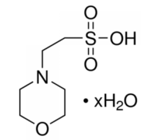 Гидрат MES 99,5% (титрование), pH 2,5-4,0 (0,5 мкМ в H2O), BioXtra Sigma M5287