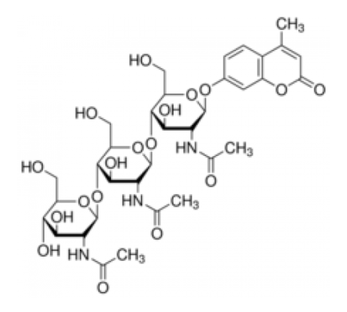 4-МетилумбеллиферилβDN, N ', N' '- триацетилхитотриозид субстрат флуорогенной гликаназы Sigma M5639