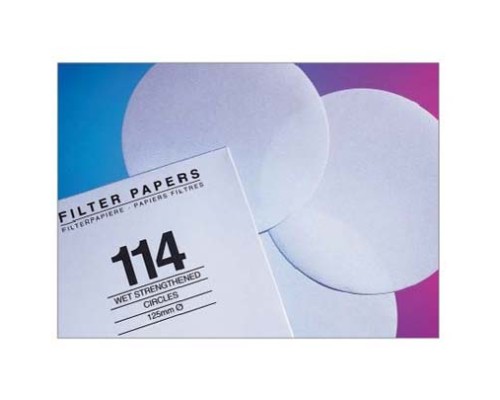 1114-185 Фильтровальная бумага Grade 114, диаметр 185 мм, 100 шт/упак